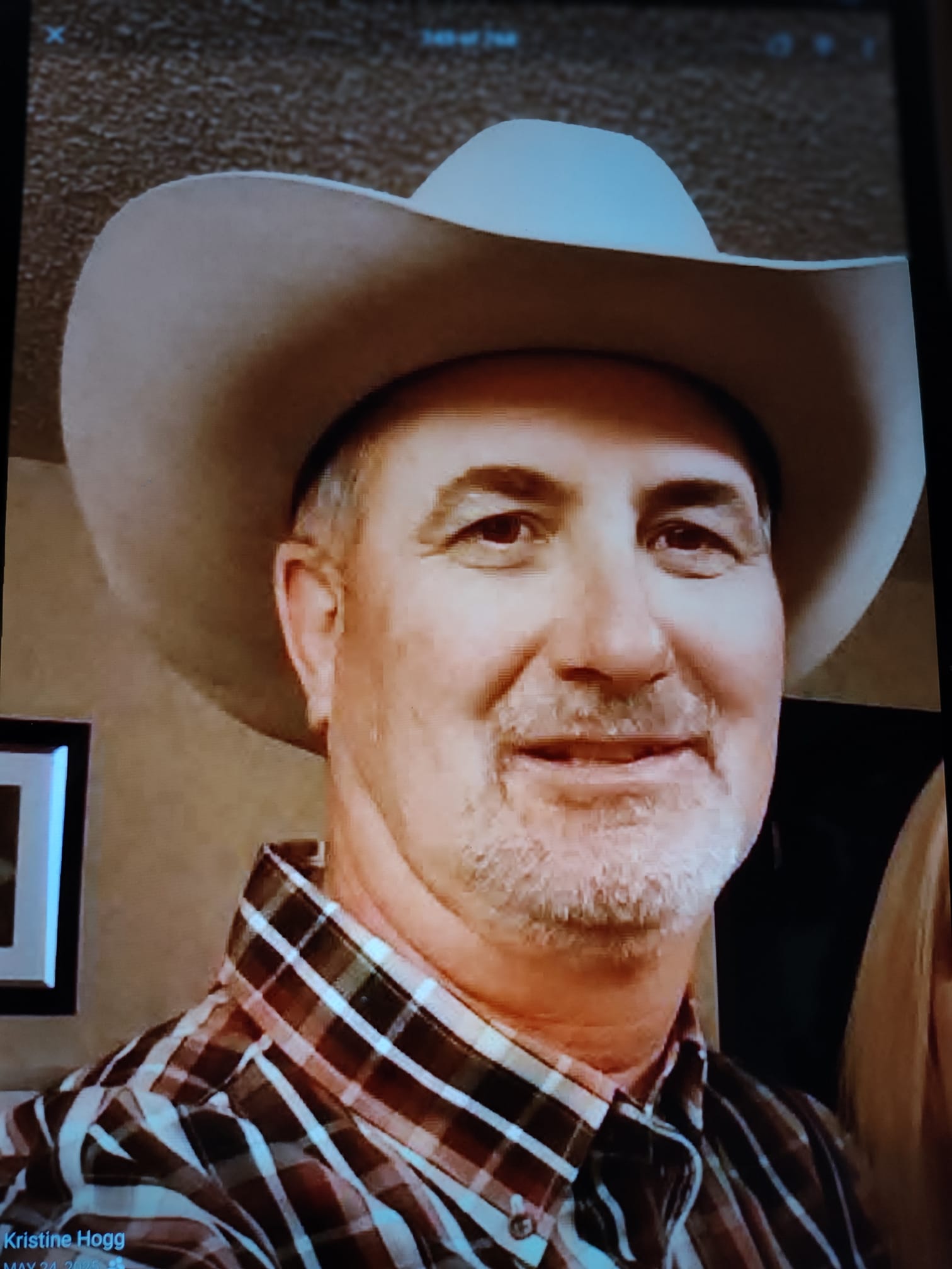 Allen Hogg and his wife holding a black-footed ferret